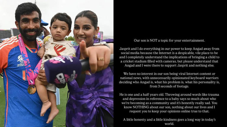 {"role":"assistant","content":"Sanjana Ganesan Stands Up to Trolls Mocking Baby Angad’s Expression","refusal":null,"annotations":[]}