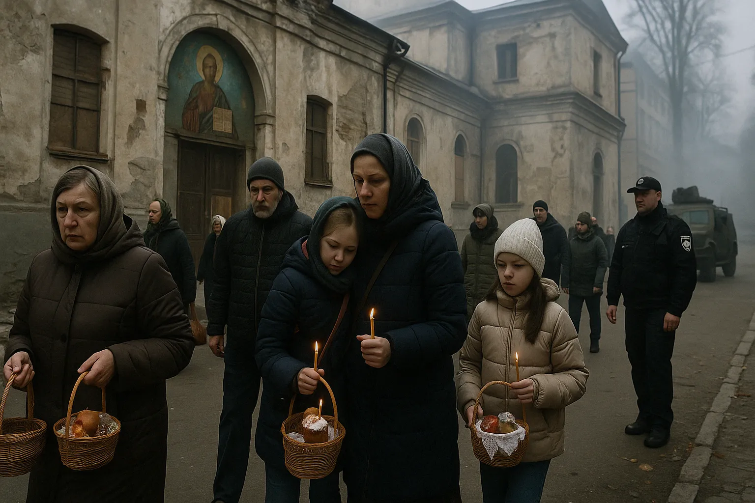 Kyiv Marks Uneasy Easter Amid Crumbling One-Day Ceasefire Between Russia and Ukraine