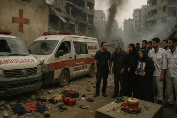 Israeli Military Admits ‘Professional Failures’ Led to Fatal Strike on Gaza Medics in 2025, Sparking Outrage and Calls for Accountability